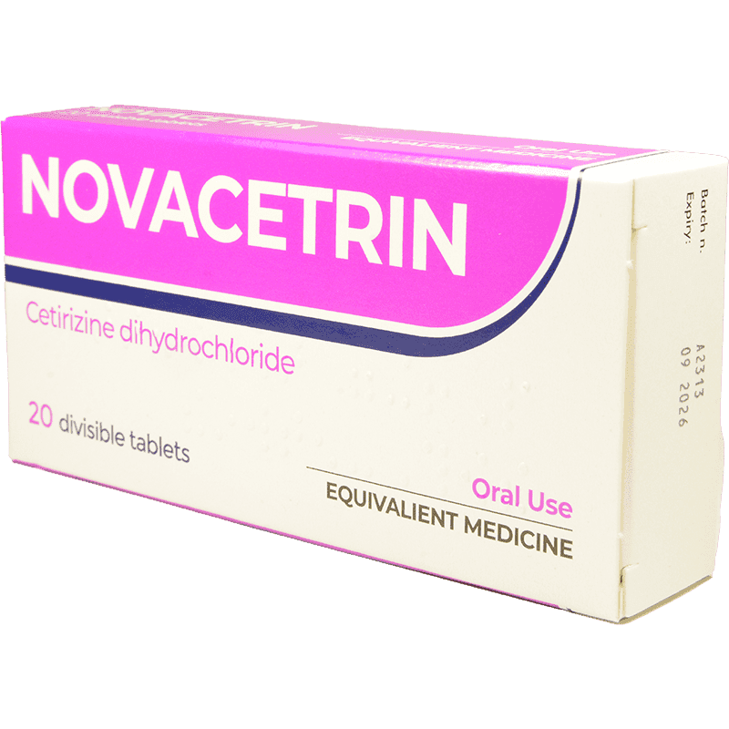 Novacetrin 10 mq 20 əd.