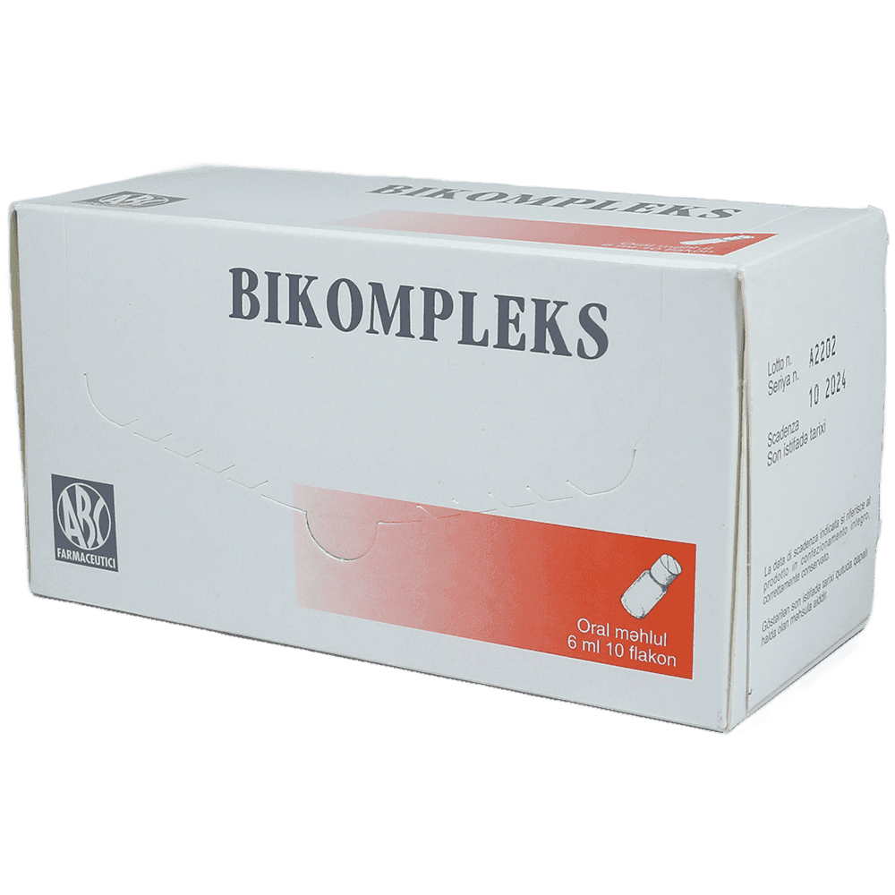Бикомплекс сироп 6 мл. 10 шт. 