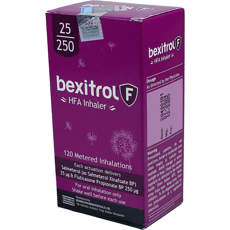 Bexitrol-F 25/250 mkq.