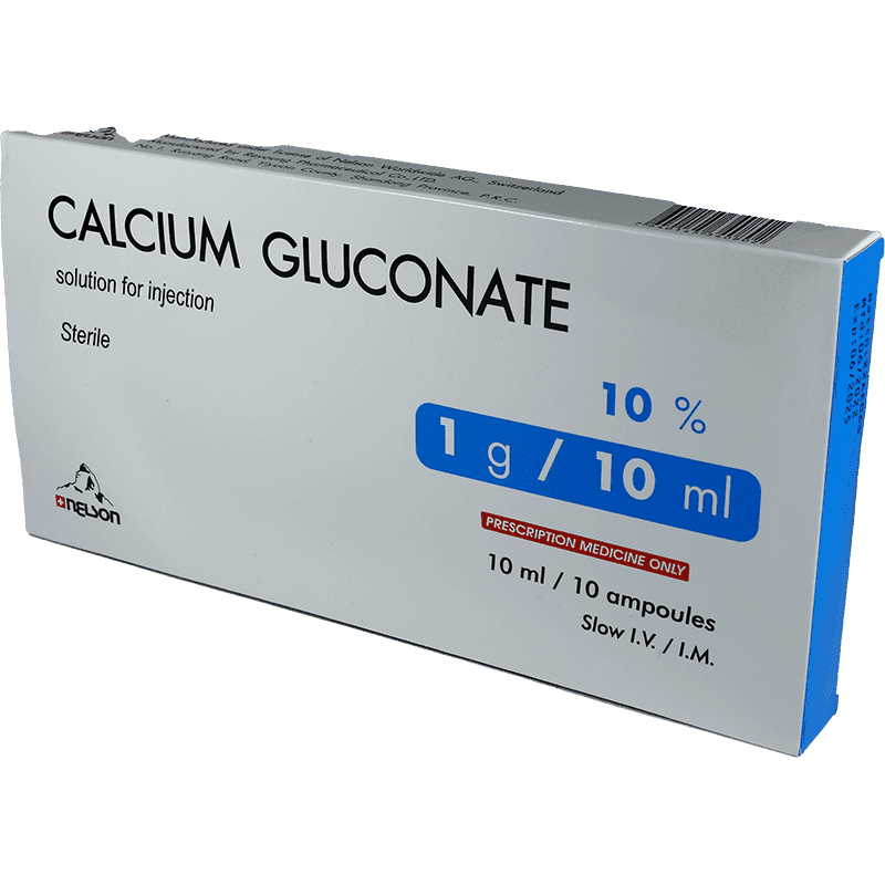 Calcium Gluconate 10% 10 ml 10 əd.