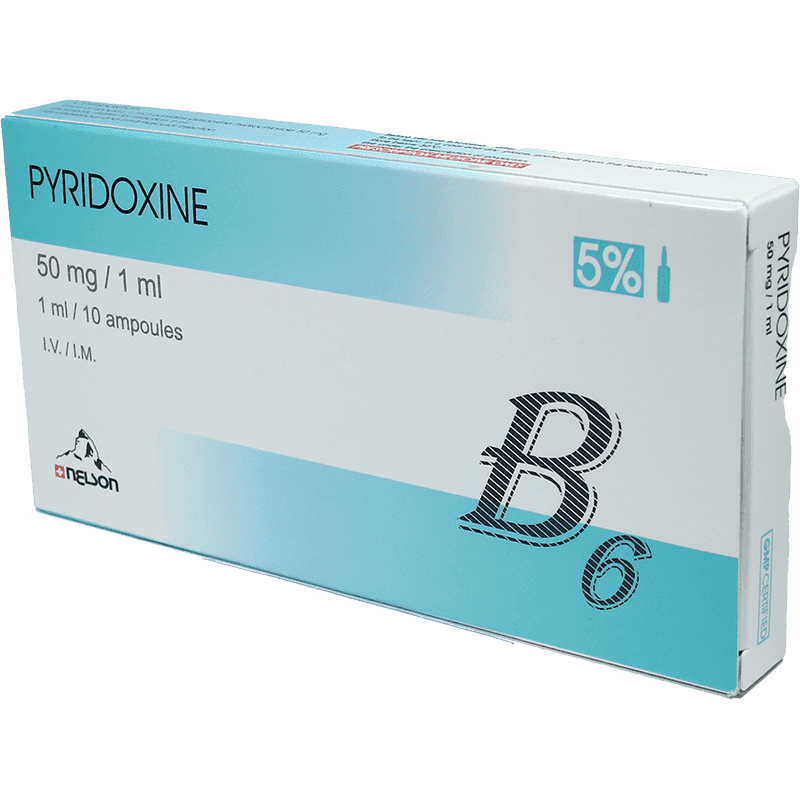 Vitamin B6 5% 1 ml 10 əd.