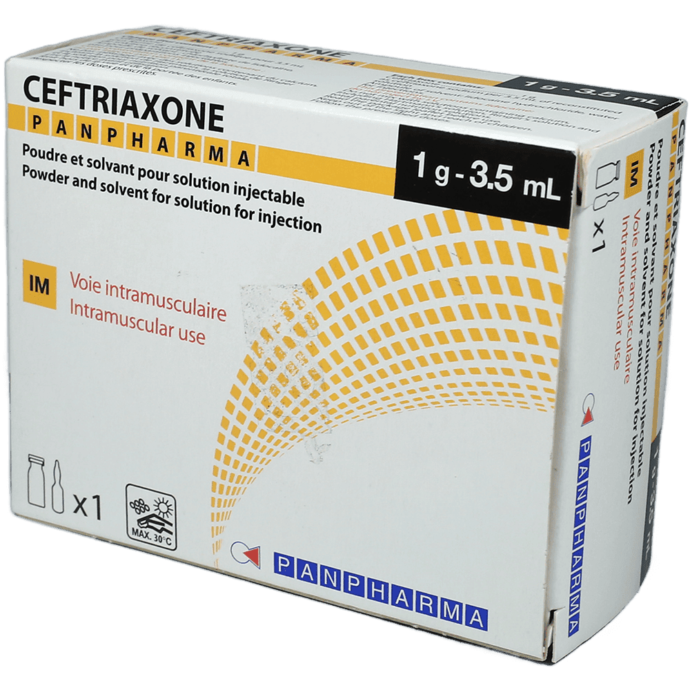 Pan-Ceftriaxone C solvent 1 q 1 əd.