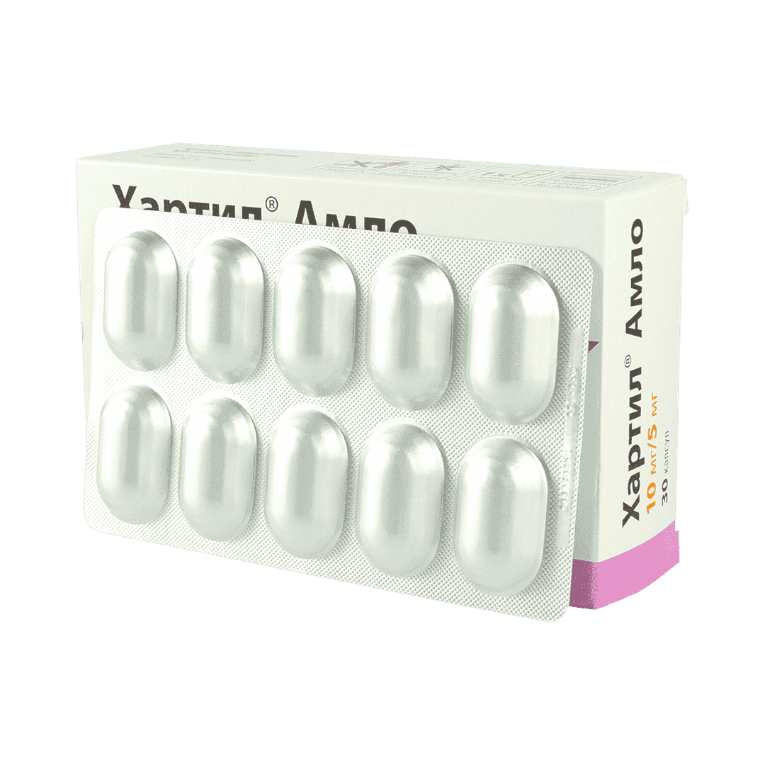 Hartil amlo 10 mg./5 mg. 30 əd.