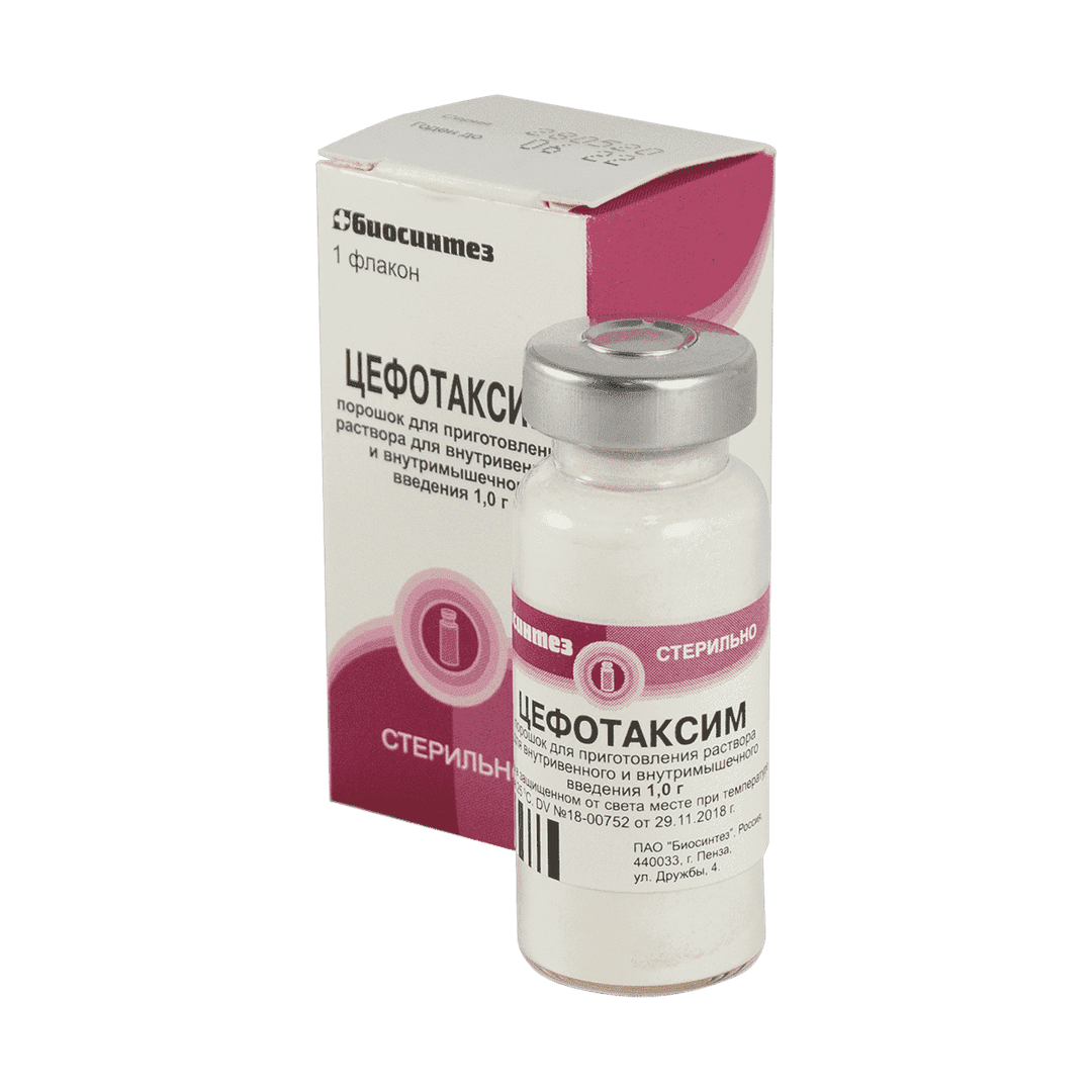 Cefotaxim 1 q 1 əd