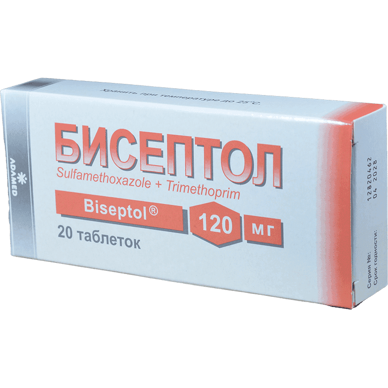 Biseptol 120 mq 20 əd