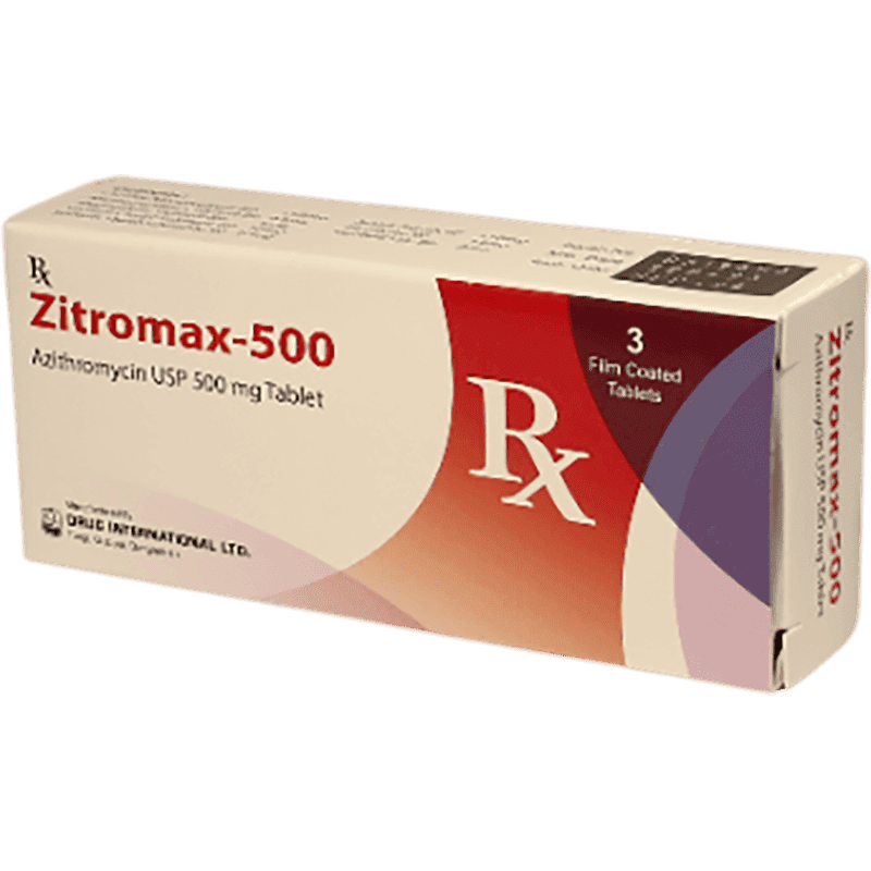 Zitromax-500, 500 çq 3 əd