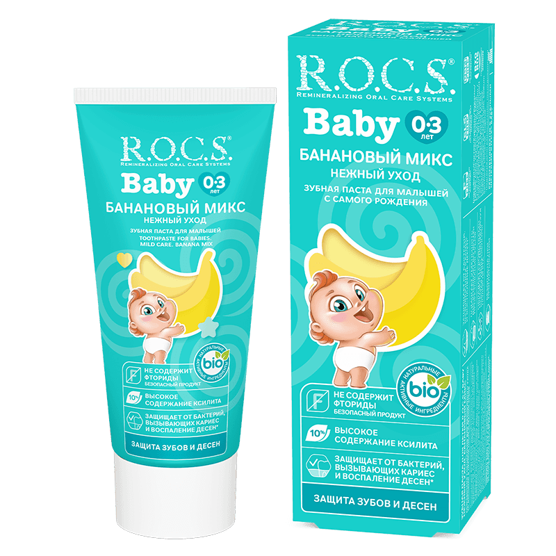 ROKS Baby Zərif qulluq diş fırçası № 1 