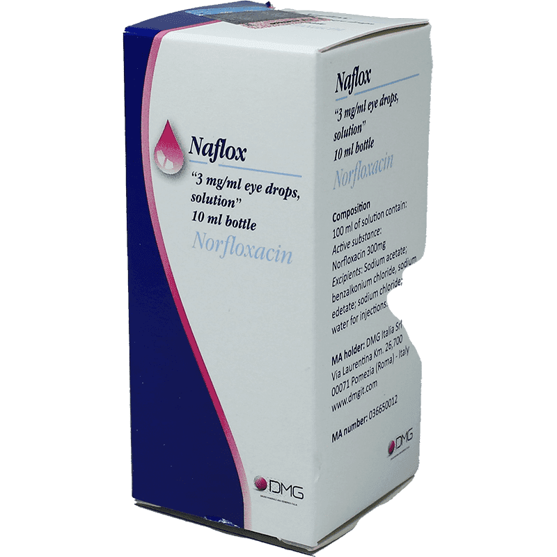 Naflox 0,3% 10 ml.