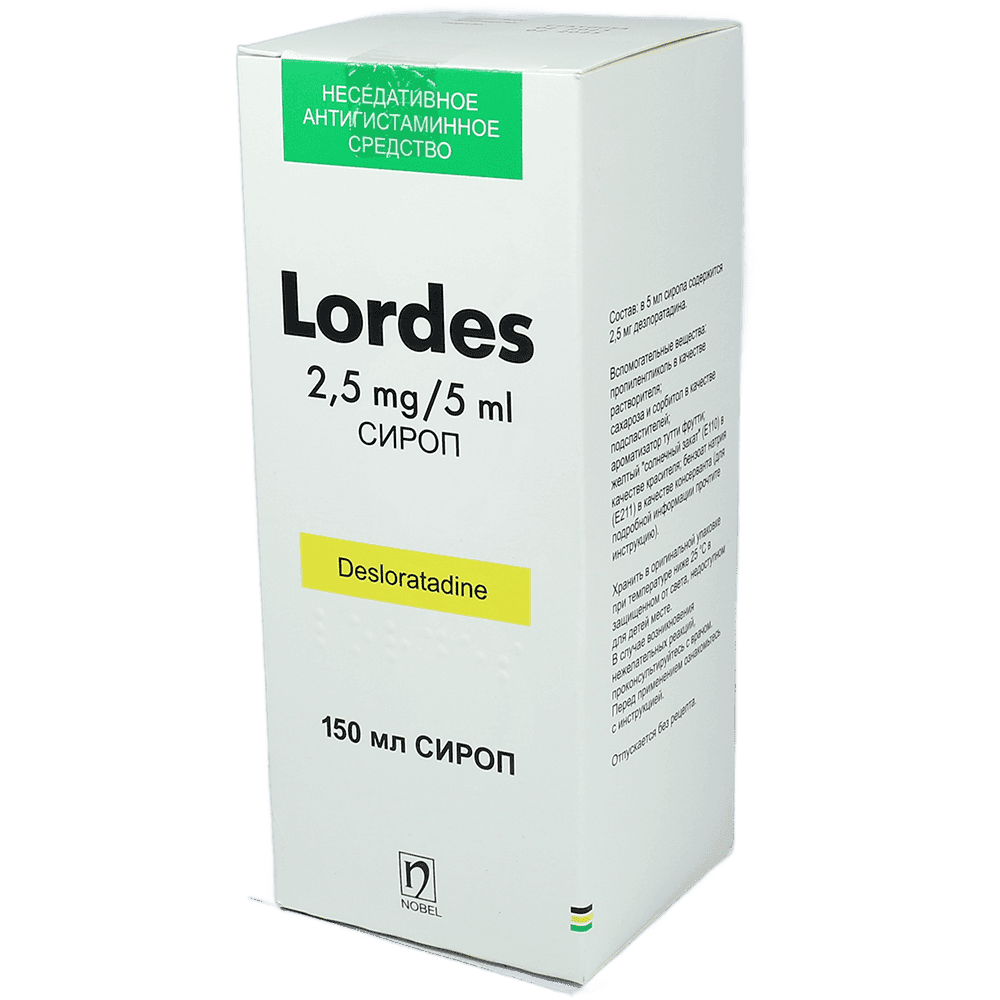 Lordes 2,5 mq / 5 ml 150 ml