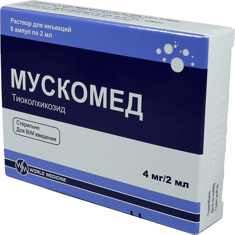 Muscomed 4 mg / 2 ml. 6 əd.