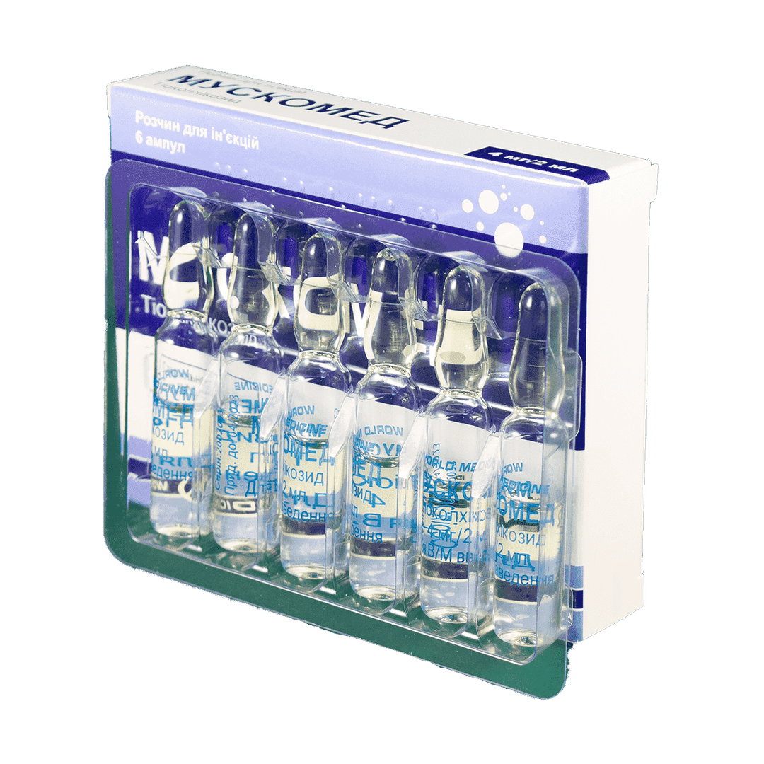Muscomed 4 mg / 2 ml. 6 əd.
