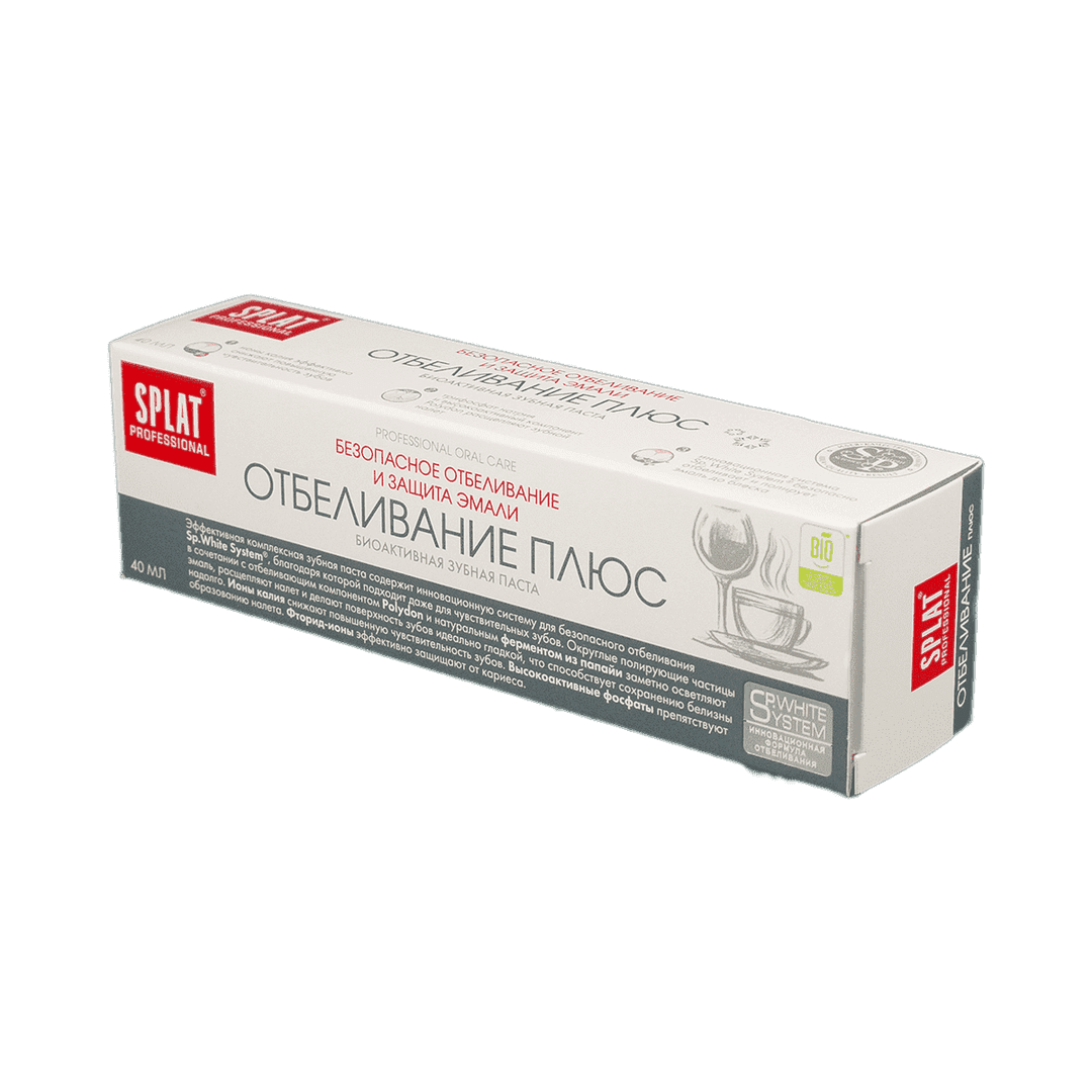 Diş pastası Splat ağartma plus 40 ml