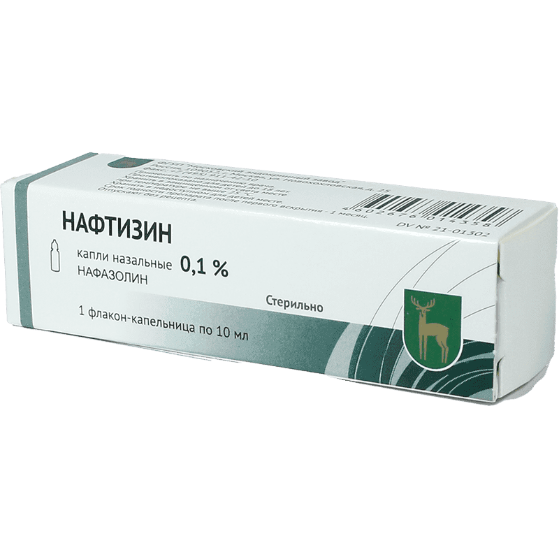 Naftizin 0,1% 10 ml