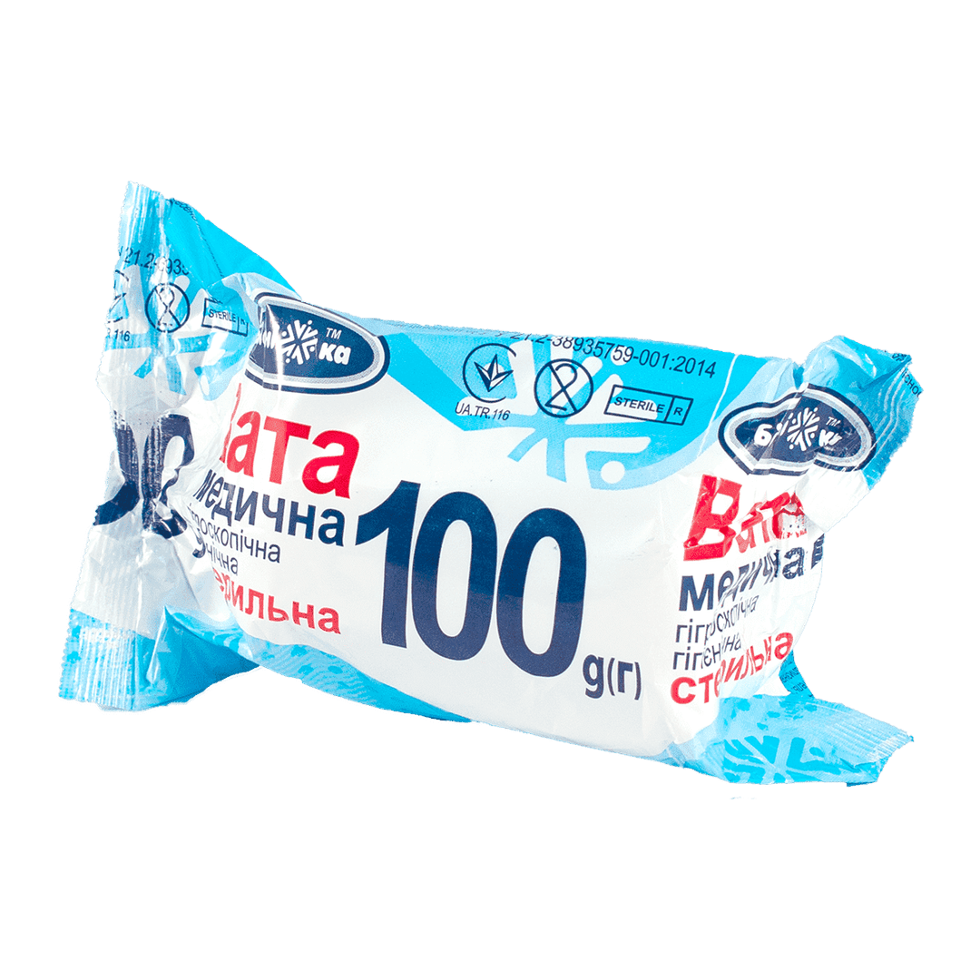 Vata tibbi cərrahi steril 100 q