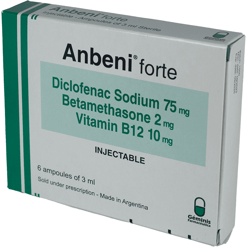 Anbeni forte 3 ml 6 əd.