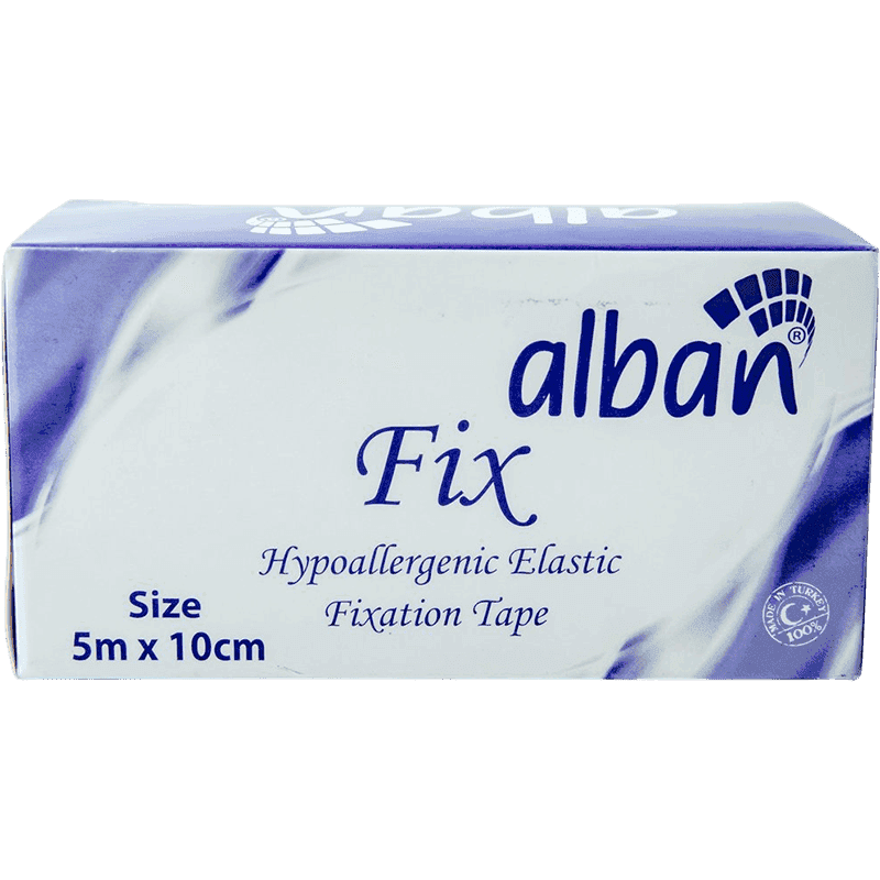 Yara bandı Alban-Fix 5 m x 10 sm, hipoallergik, elastik