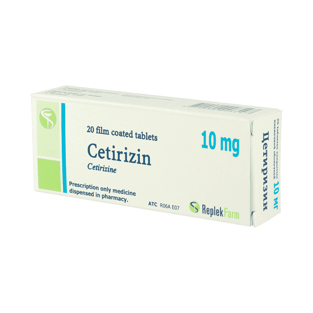 Cetrizin 10 mq 20 əd.
