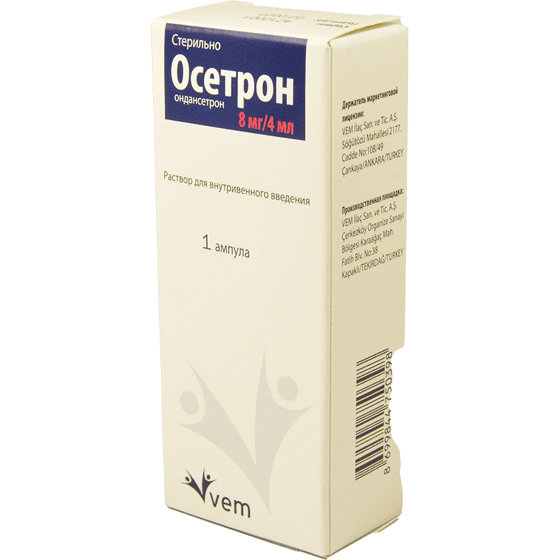 Osetron 8 mq/4 ml