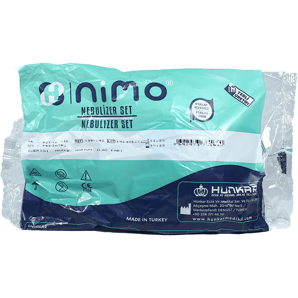 Nebulizer üçün maska pediatrik