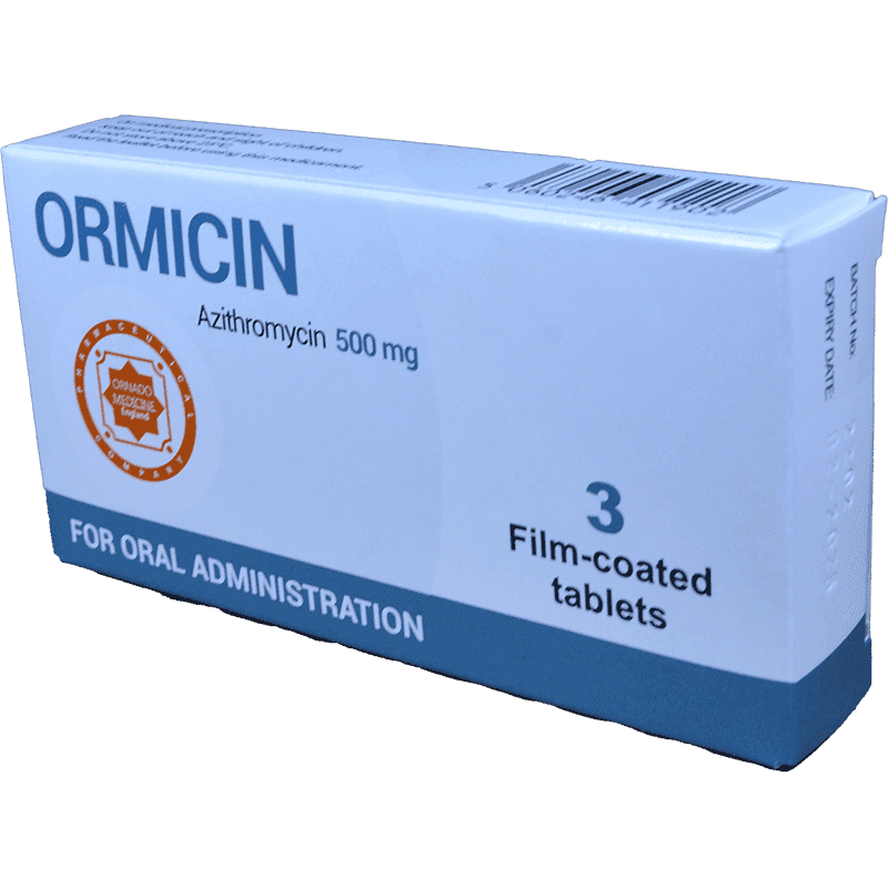 Ormicin 500 mg. 3 əd.