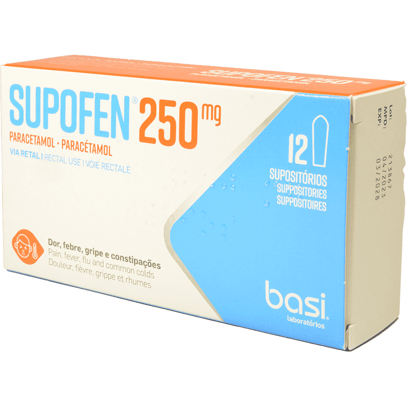 Supofen 250 mg. 12 əd.