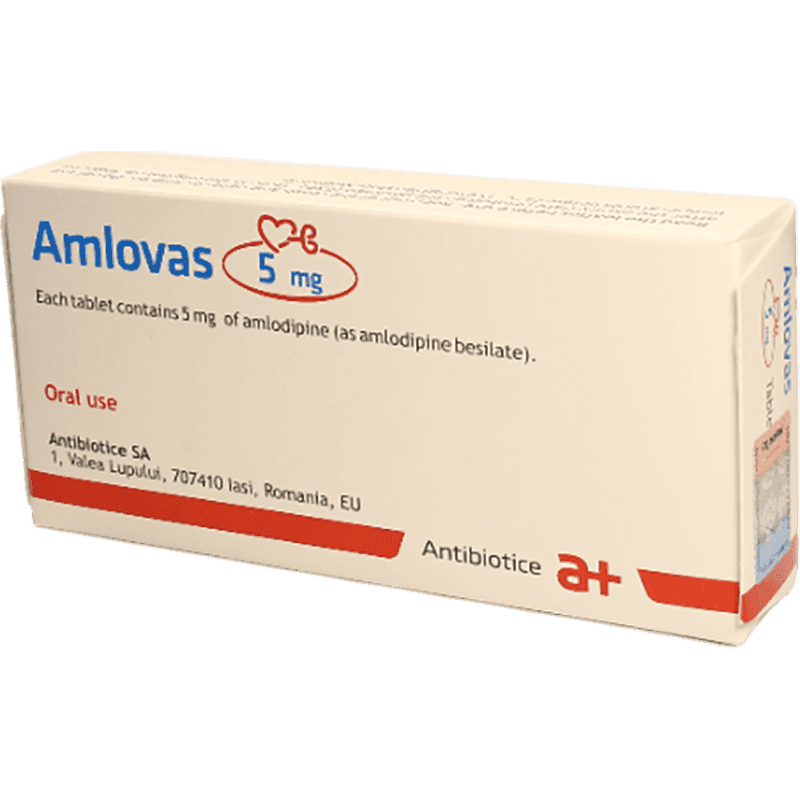 Amlovas 5 mg. 30 əd.