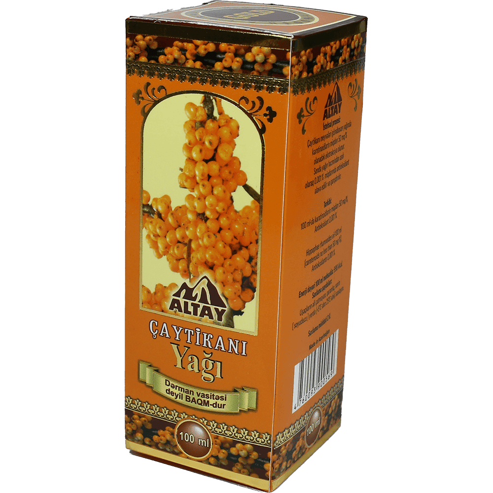Altay Gold çaytikanı yağı 100 ml