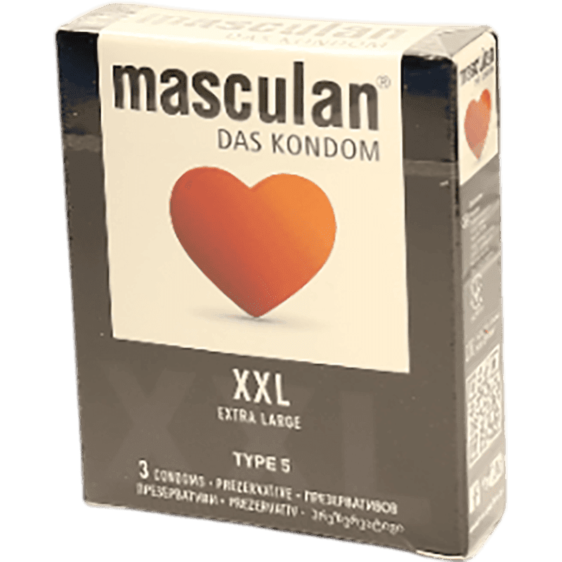 Qoruyucu "Masculan" XXL black 3 əd.