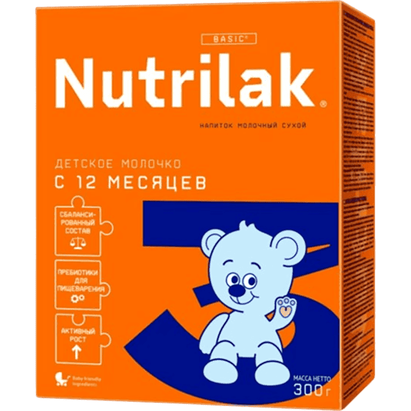 Uşaq qidası Nutrilac-3, 300 q