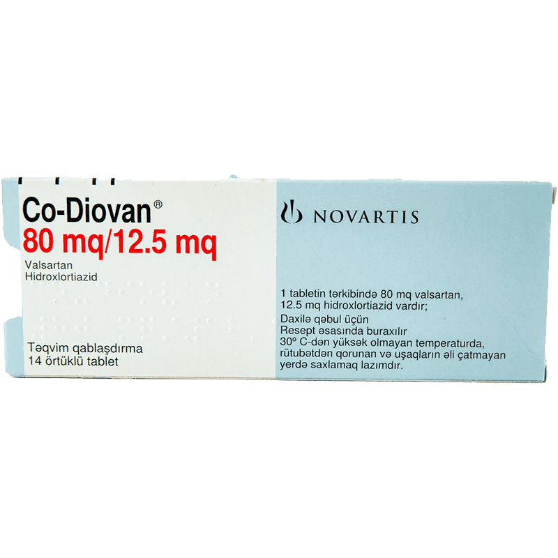 Co-diovan 80 mq /12,5 28 əd