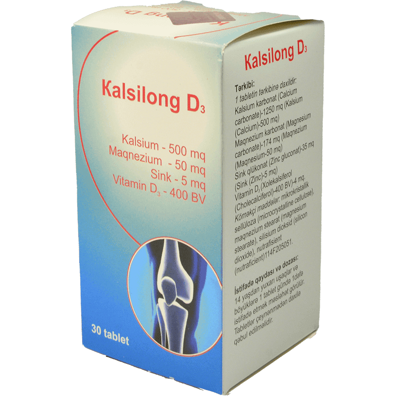 Kalsilong D3 30 əd