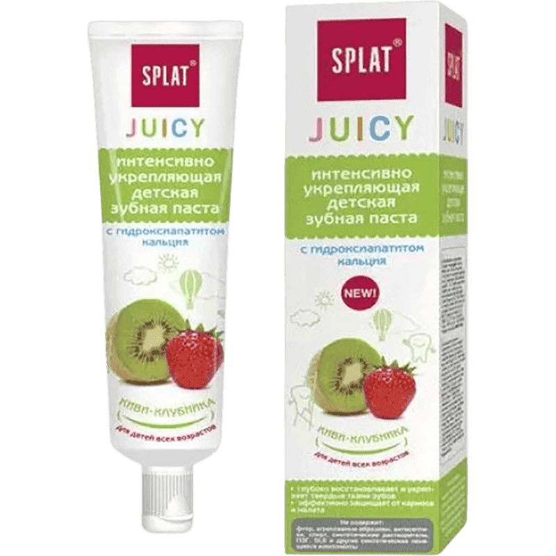 Uşaq üçün diş pastası Splat, kivi, çiyələk 35 ml