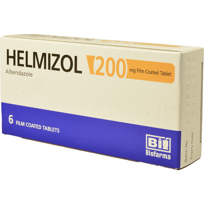 Helmizol 200 mg. 6 əd.