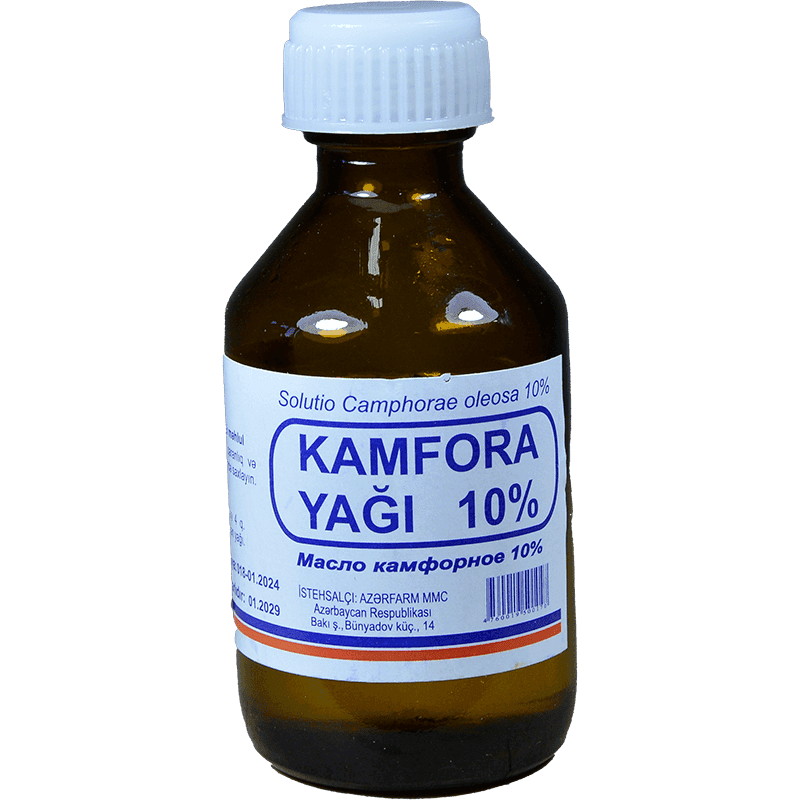 Kamfor yağı 10% 40 ml.