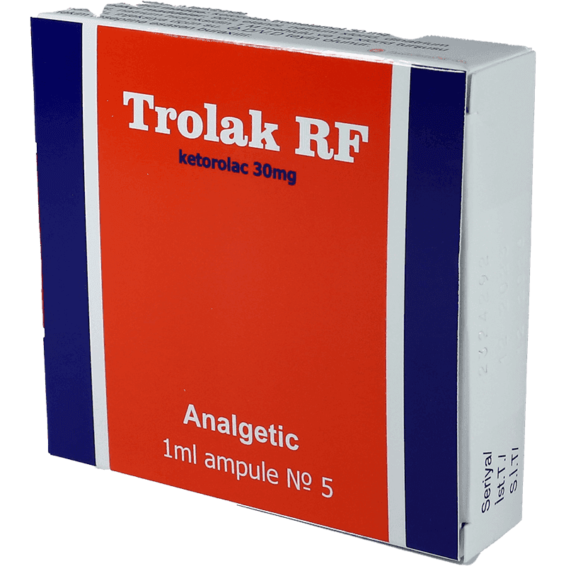 Trolak 30 mg / ml. 1 ml. 5 əd.