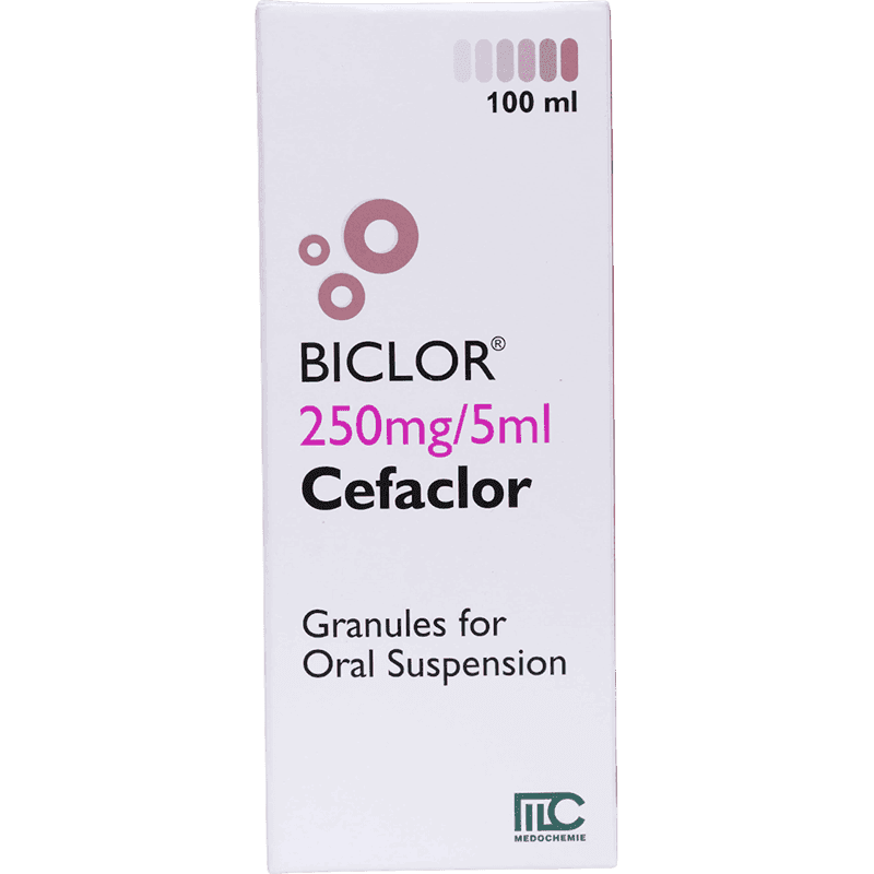 Biclor 250 mg/5 ml. 100 ml.