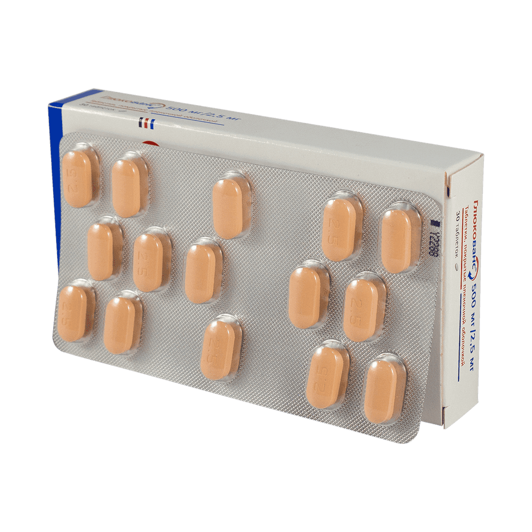 Glucovance 2,5 mq 30 əd.