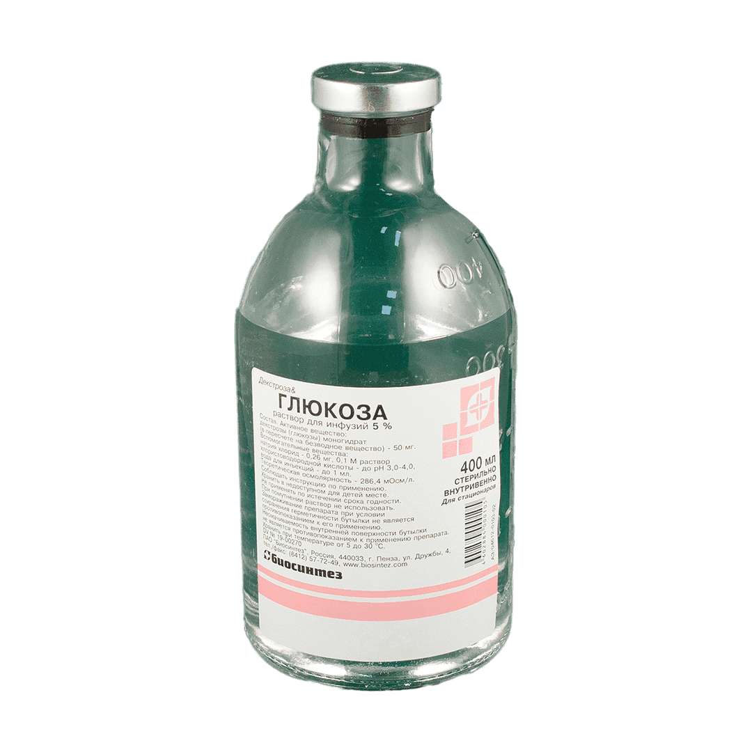 Qlükoza 5% 400 ml