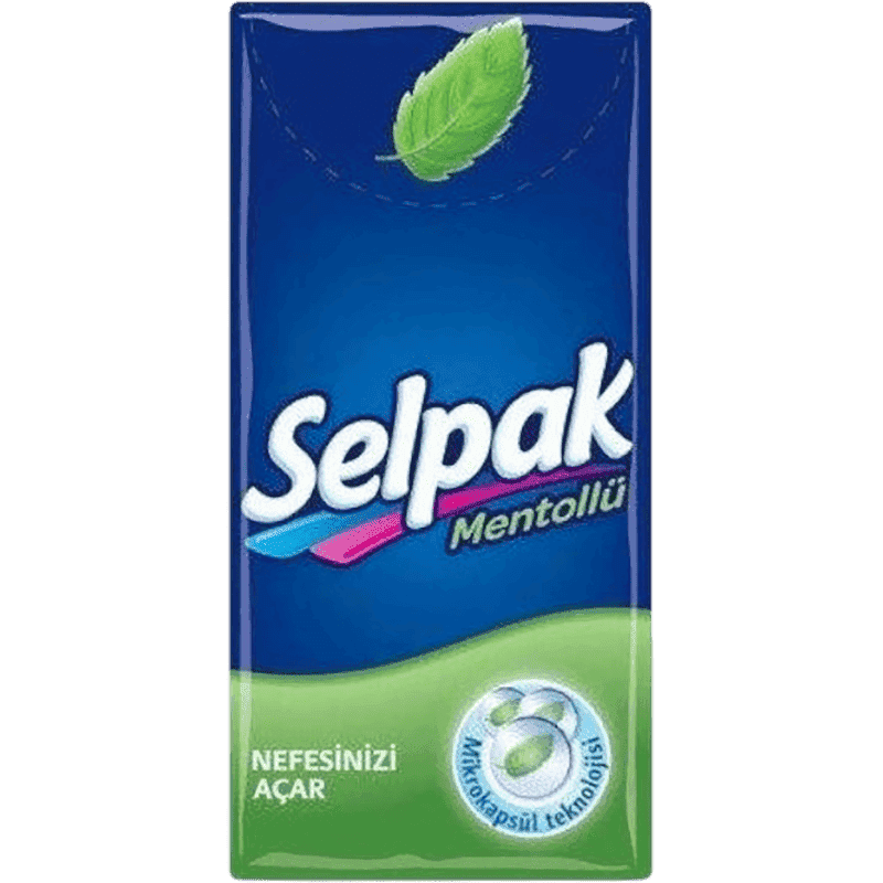 Cib salfetlər Selpak mentol 10 əd