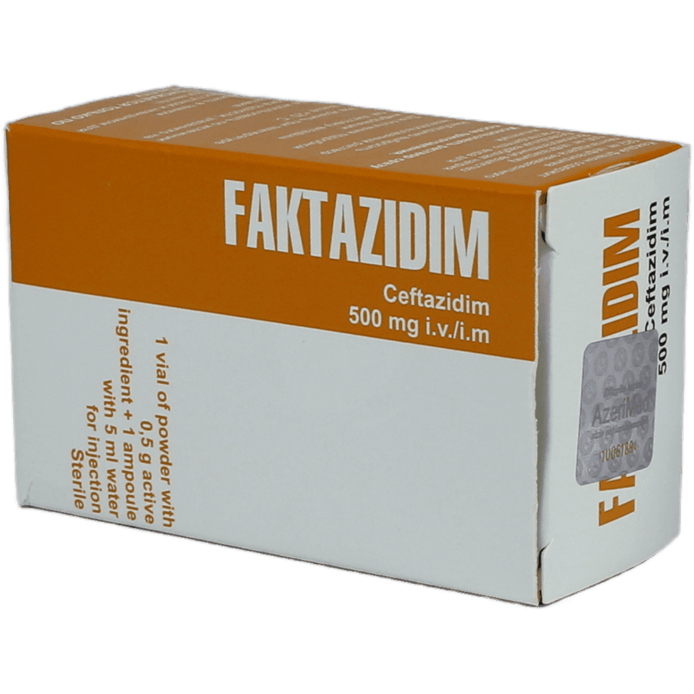 Faktazidim 500 mq 1əd.