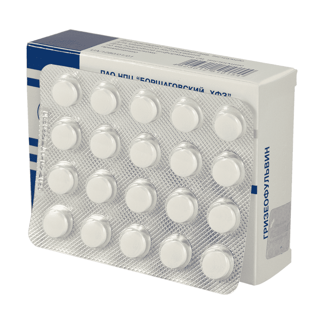 Griseofulvin 125 mg. 40 əd.