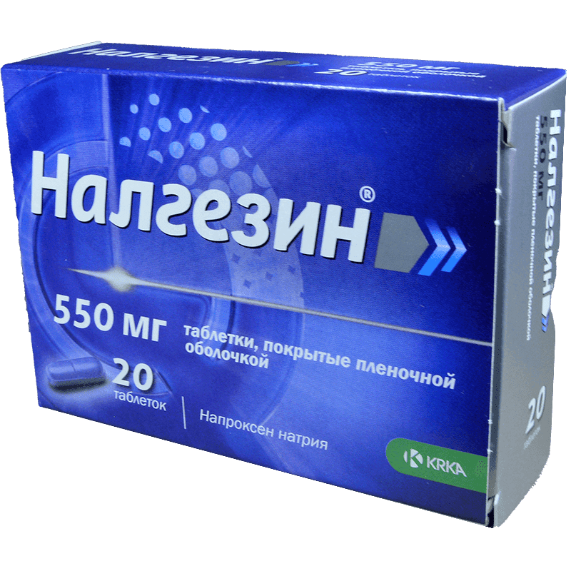 Nalgesin 550 mg. 20 əd.