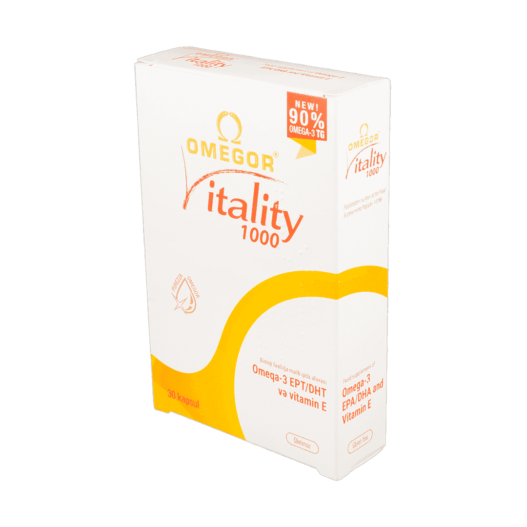Omegor vitality 1000 30 əd.