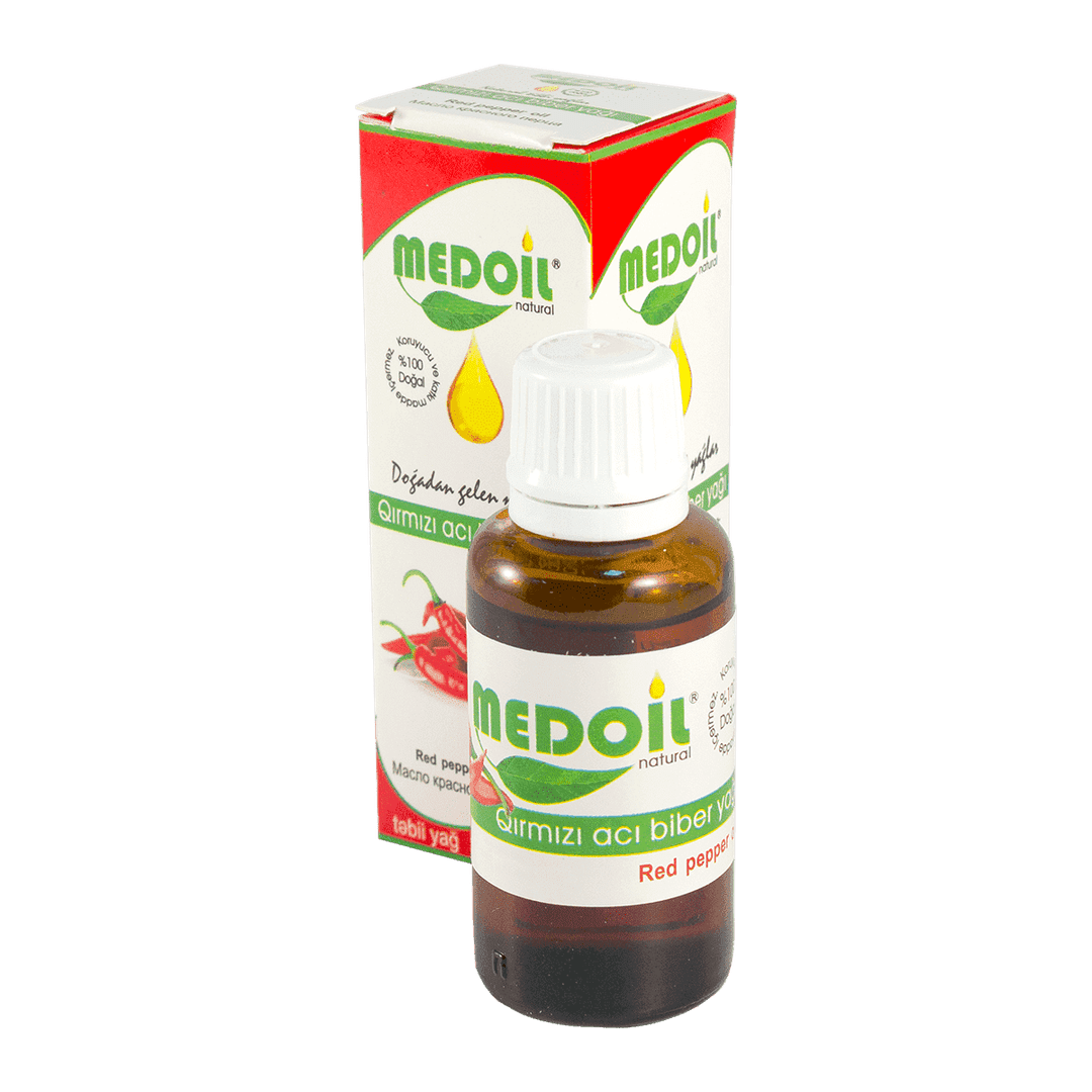 Qırmızı bibərin yağı 30 ml.