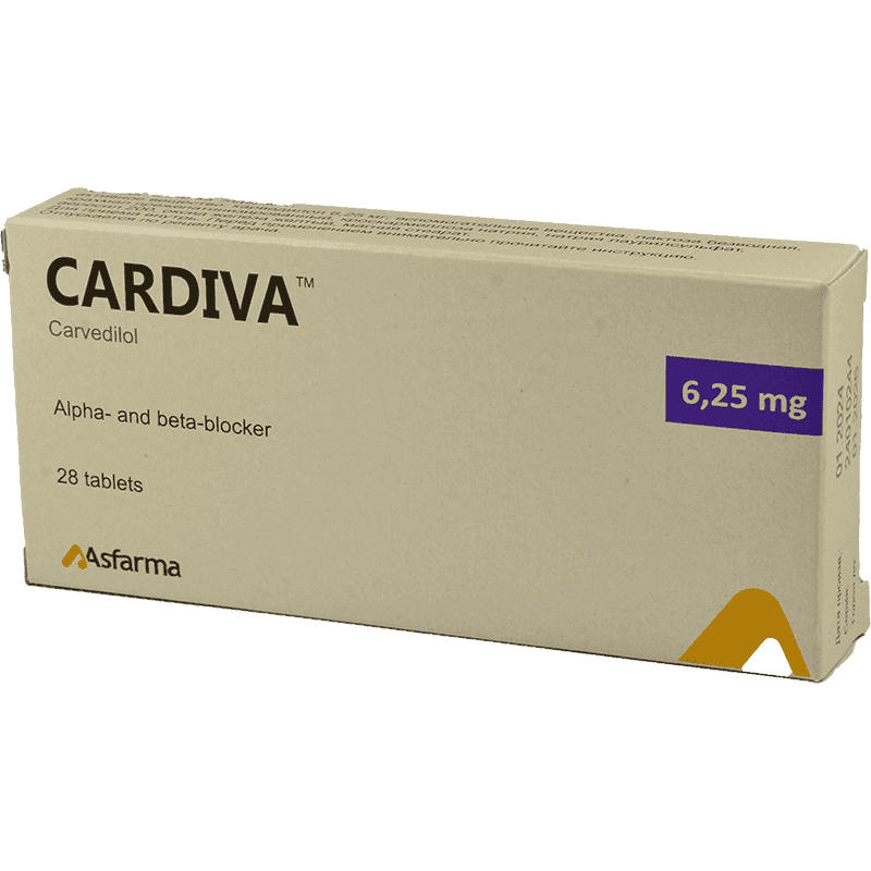 Cardiva 6,25 mq 28 əd