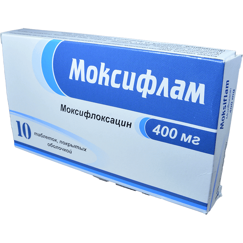 Moksiflam 400 mg. 10 əd.
