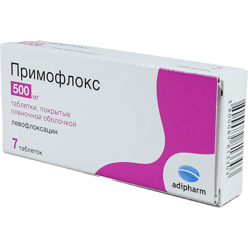 Primoflox 500 mg. 7 əd.