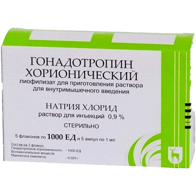 Qonadotropin xorionik 1000 ED 5 əd