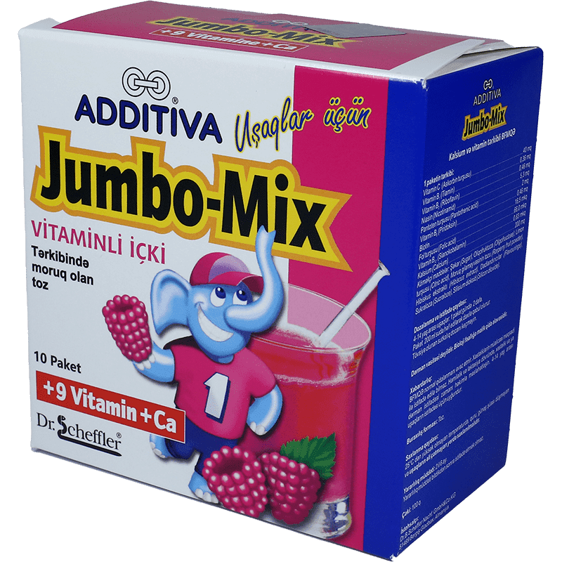 Jumbo-Mix uşaqlar üçün 10 əd