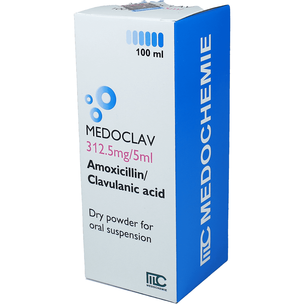 Medoclav 312,5 mq / 5 ml 100 ml